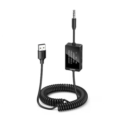 Transmisor y Receptor Bluetooth 5.4 UGREEN 45236 Con Micrófono Integrado Para Llamadas Manos Libres